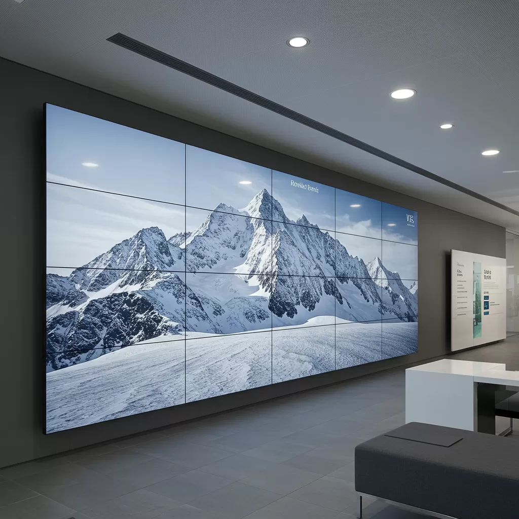 Mur d’images 4K pour affichage dynamique publicitaire